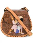 Moschino Betty Boop Logo Shoulder Bag - Brown