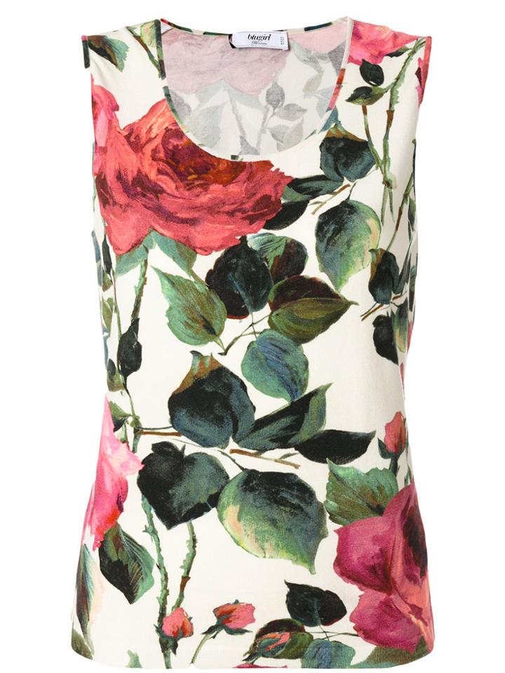 Blugirl Roses Print Tank - Nude & Neutrals