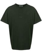 Acne Studios Inverted Logo Print T-shirt - Green