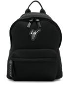 Giuseppe Zanotti Mesh Logo Backpack - Black