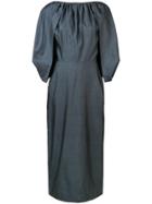 Gabriela Hearst Short-sleeve Midi Dress - Black