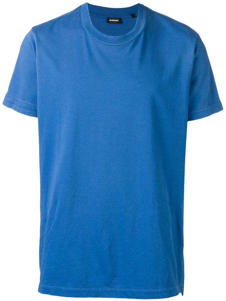 Diesel 'only The Brave' Print T-shirt - Blue