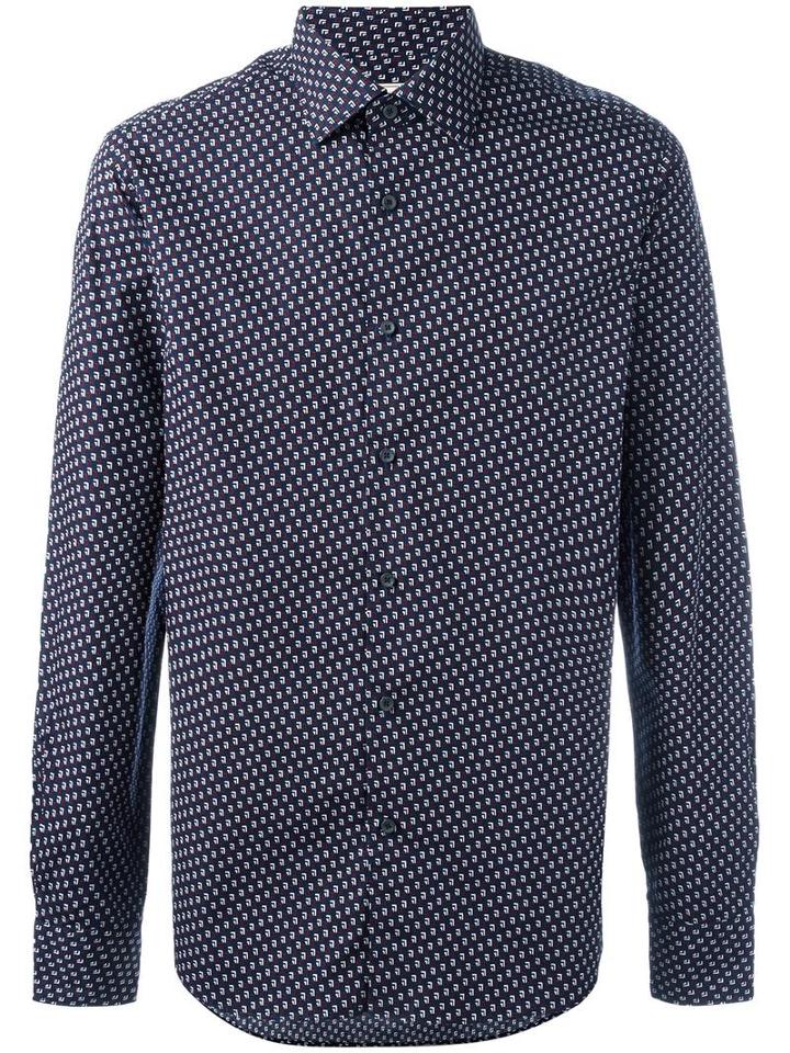 Xacus 'albini' Shirt, Men's, Size: 42, Blue, Cotton