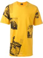 Stussy Photographed T-shirt, Men's, Size: Xl, Yellow/orange, Cotton
