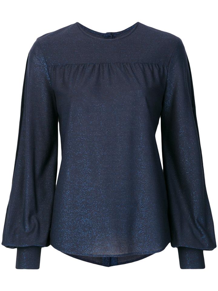 Golden Goose Deluxe Brand Long Sleeve Blouse - Blue