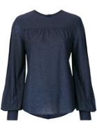 Golden Goose Deluxe Brand Long Sleeve Blouse - Blue
