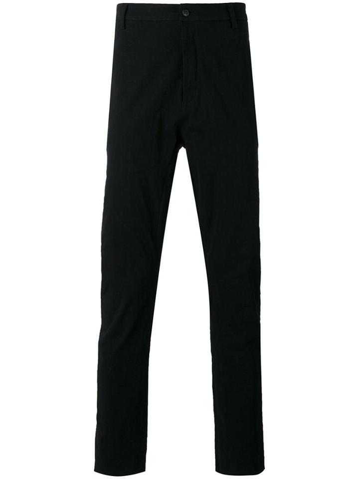 Poème Bohémien Straight-leg Trousers - Black