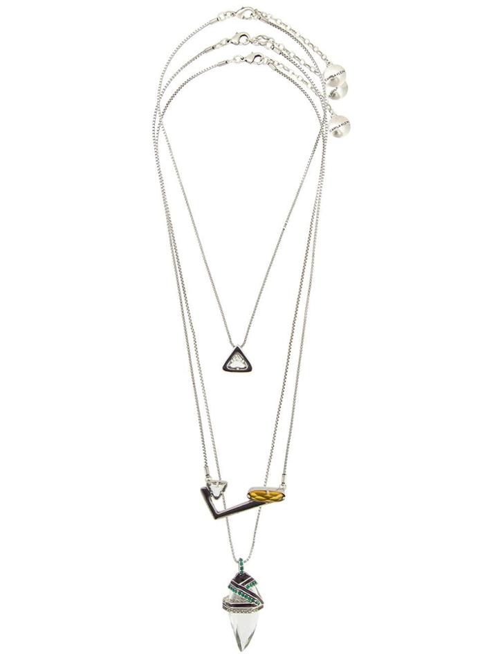 Camila Klein Charm Necklace - Silver