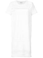 Maison Ullens Brick Stitch Dress - White