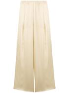 Forte Forte Elasticated Waistband Wide-legged Trousers - Nude &