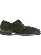 Guidi Lace-up Derby Shoes - Green