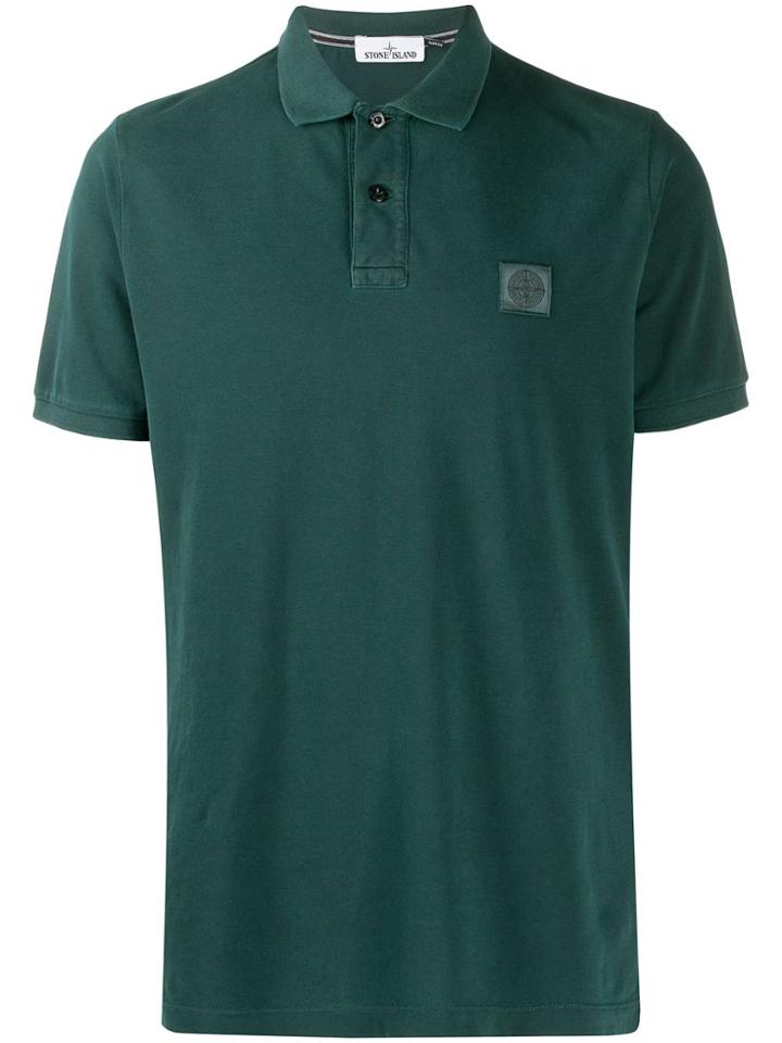 Stone Island Short-sleeve Polo Shirt - Green
