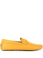 Tod's Logo Detail Loafers - Yellow