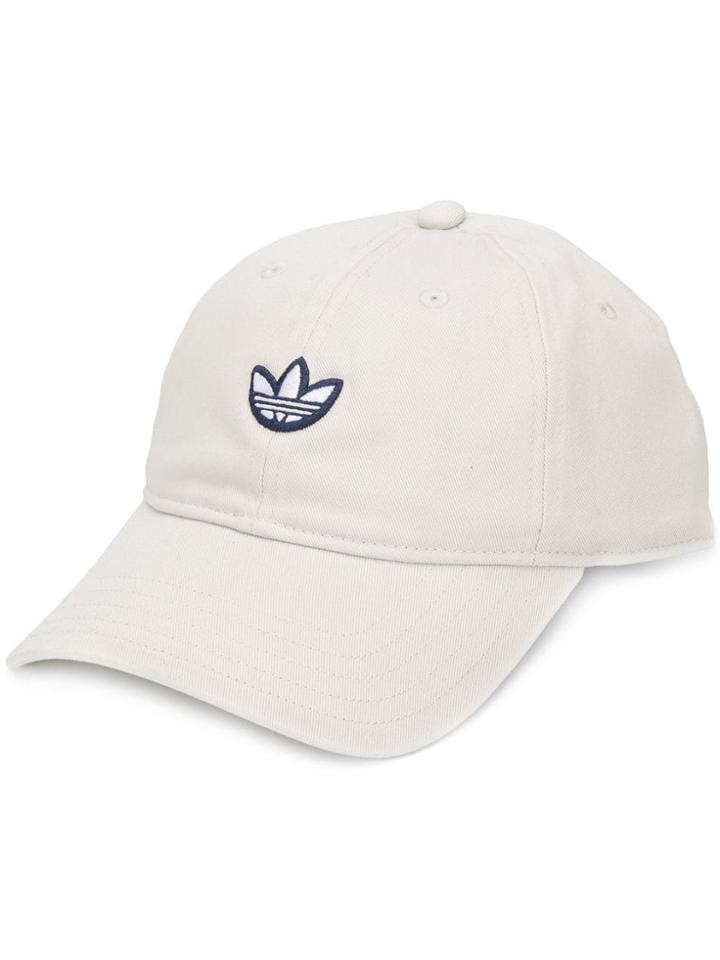 Adidas Logo Baseball Cap - White
