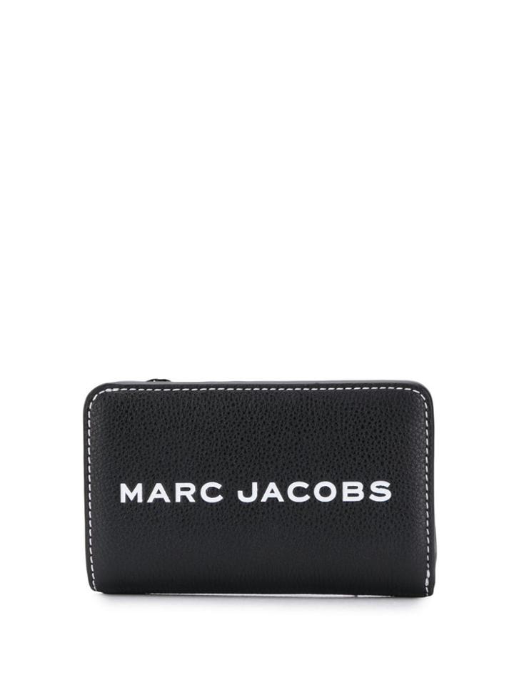 Marc Jacobs The Textured Tag Compact Mini Wallet - Black