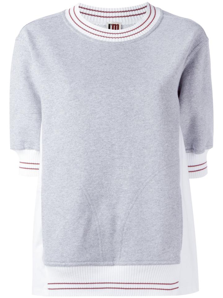 I'm Isola Marras Two-in-one Sweatshirt, Women's, Size: Xl, Grey, Cotton/polyester