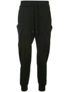 Kazuyuki Kumagai Slim-fit Track Pants - Black