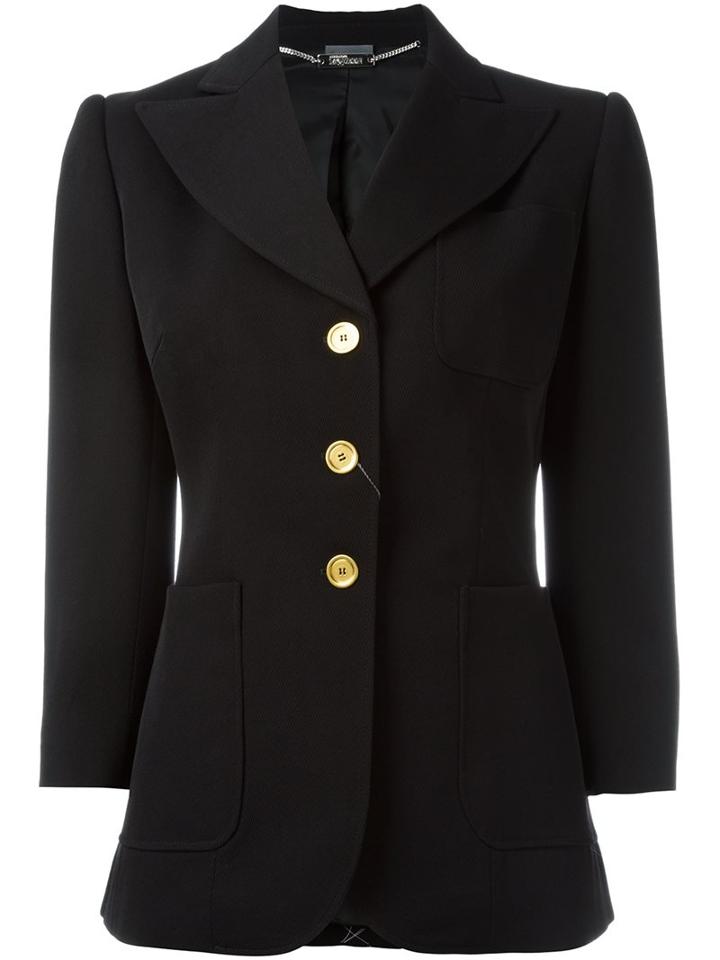 Alexander Mcqueen Three Button Blazer