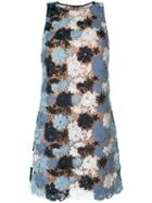 Michael Michael Kors - Lace Short Dress - Women - Polyester - 4, Blue, Polyester