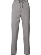 Maison Margiela Slim Drawstring Trousers - Grey