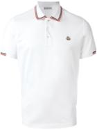 Moncler Logo Polo Shirt, Men's, Size: M, White, Cotton