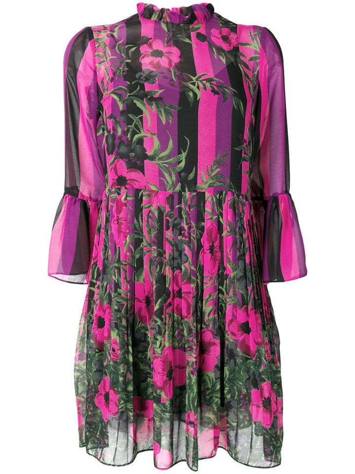 Twin-set Floral-print Dress - Pink
