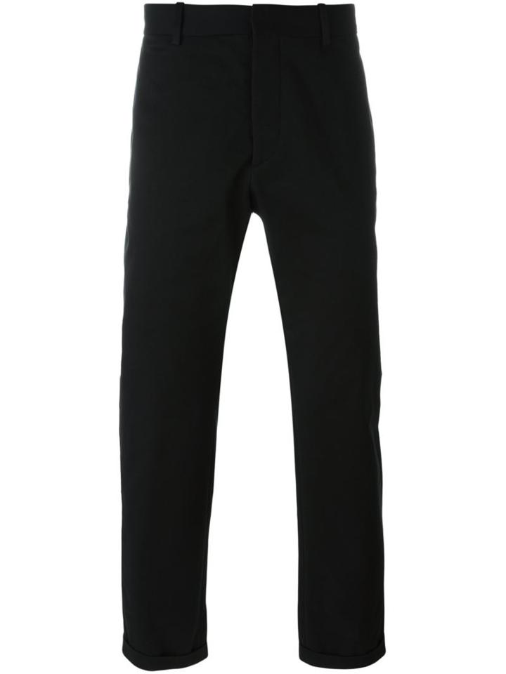 Marni Straight Leg Trousers, Men's, Size: 52, Black, Cotton