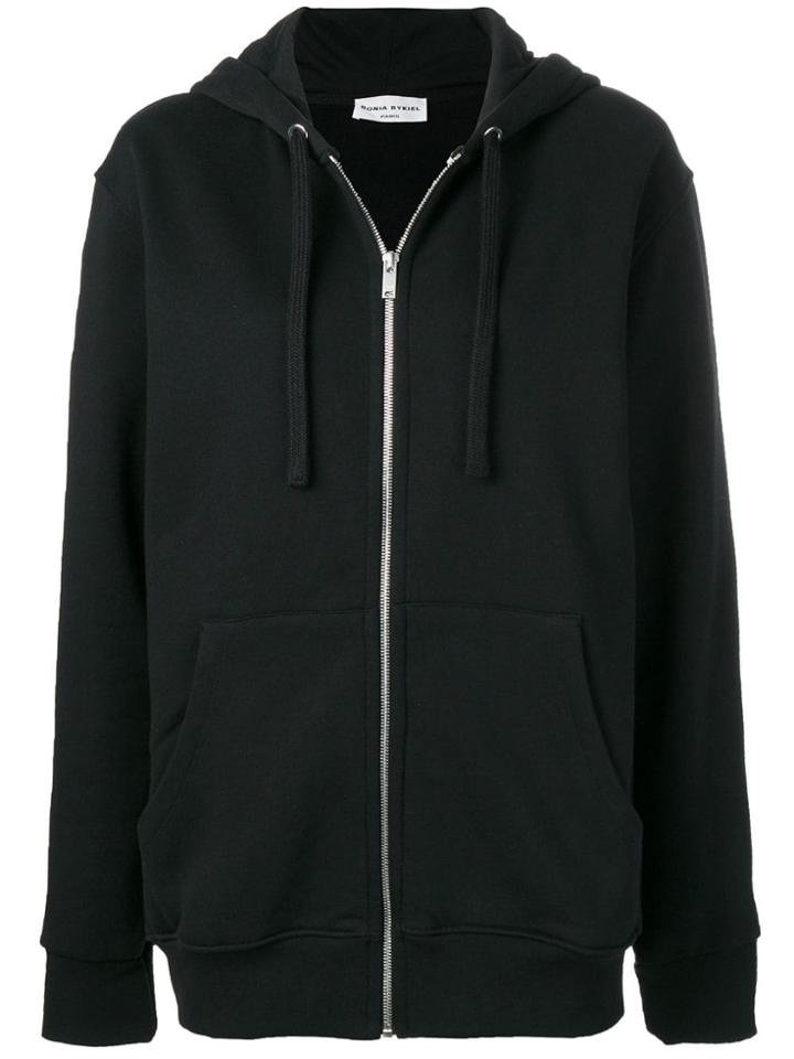 Sonia Rykiel Front Zip Hoodie - Black