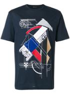 Versace Graphic Print T-shirt - Blue