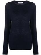 Jil Sander Loose Fitted Sweater - Blue