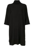 Mm6 Maison Margiela Oversize Knitted Dress - Black