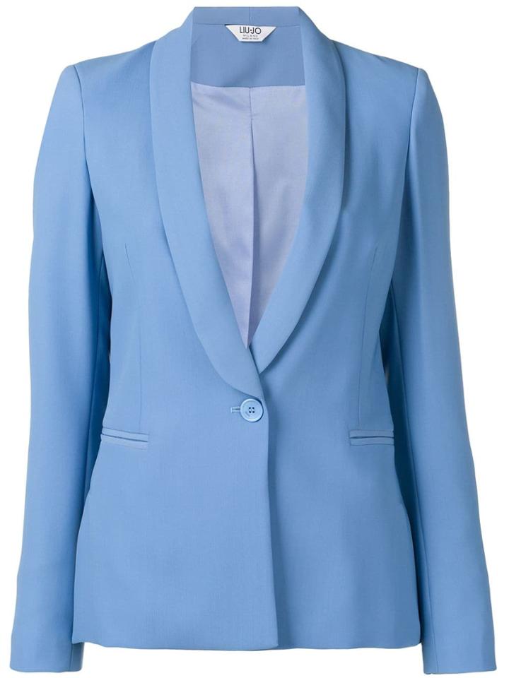 Liu Jo One-button Fitted Blazer - Blue