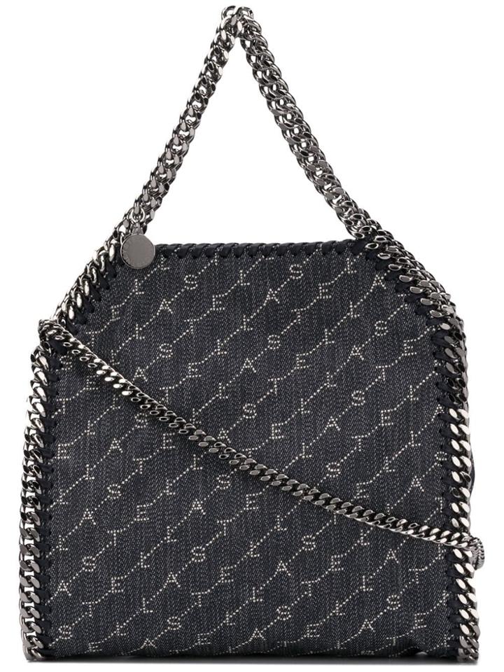 Stella Mccartney Mini Fallabella Monogram Tote - Blue