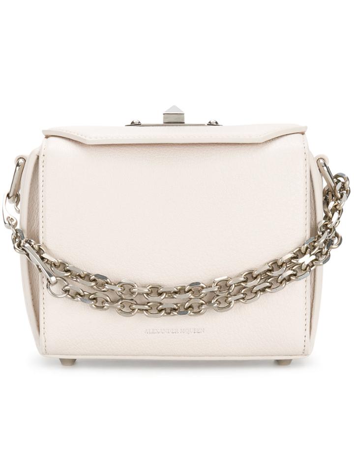 Alexander Mcqueen Box Shoulder Bag - Nude & Neutrals