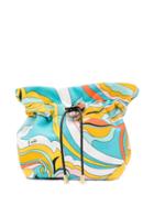 Emilio Pucci Yellow And Turquoise Badea Beauty Case