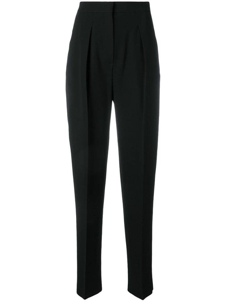 Max Mara Studio Straight Cady Trousers - Black
