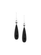 Ugo Cacciatori Hanging Skull Drop Earrings - Black
