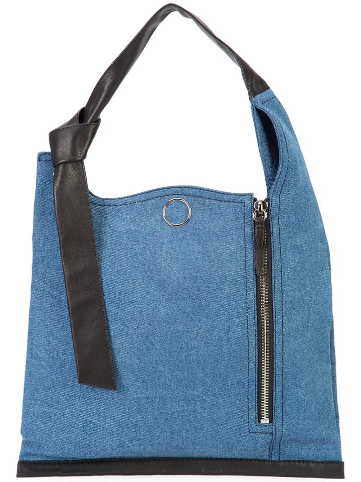 3.1 Phillip Lim Elise Shoulder Sac Bag, Women's, Blue, Cotton/leather