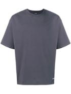 Balenciaga Embroidered Logo T-shirt - Grey