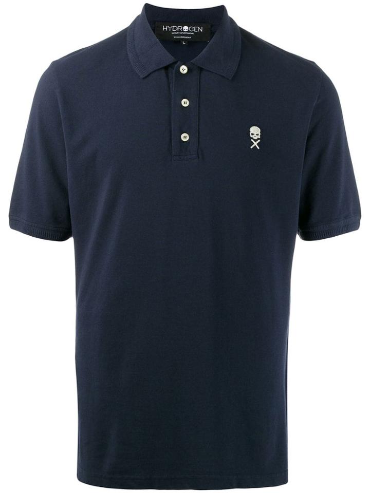 Hydrogen Branded Polo Top - Blue