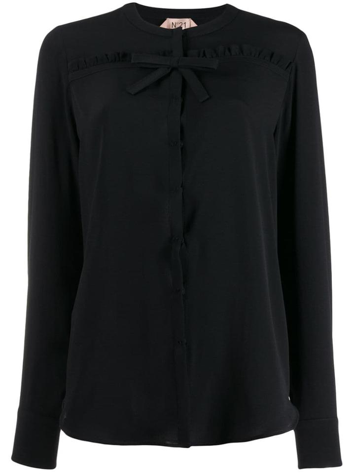 Nº21 Bow Detail Blouse - Black