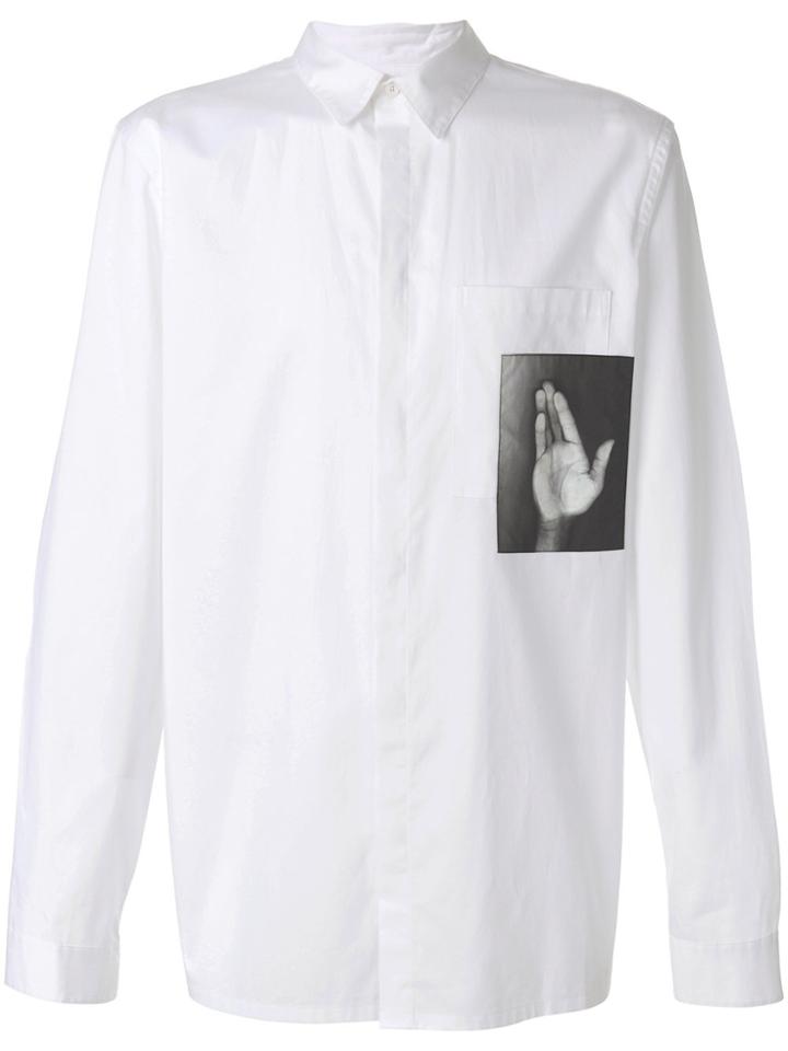 Helmut Lang Hand Photo Print Shirt - White