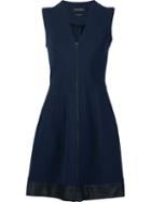 Yigal Azrouel Zip Front Flared Dress