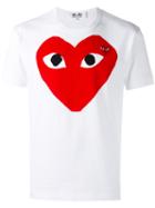 Comme Des Garçons Play - Printed T-shirt - Men - Cotton - S, White, Cotton