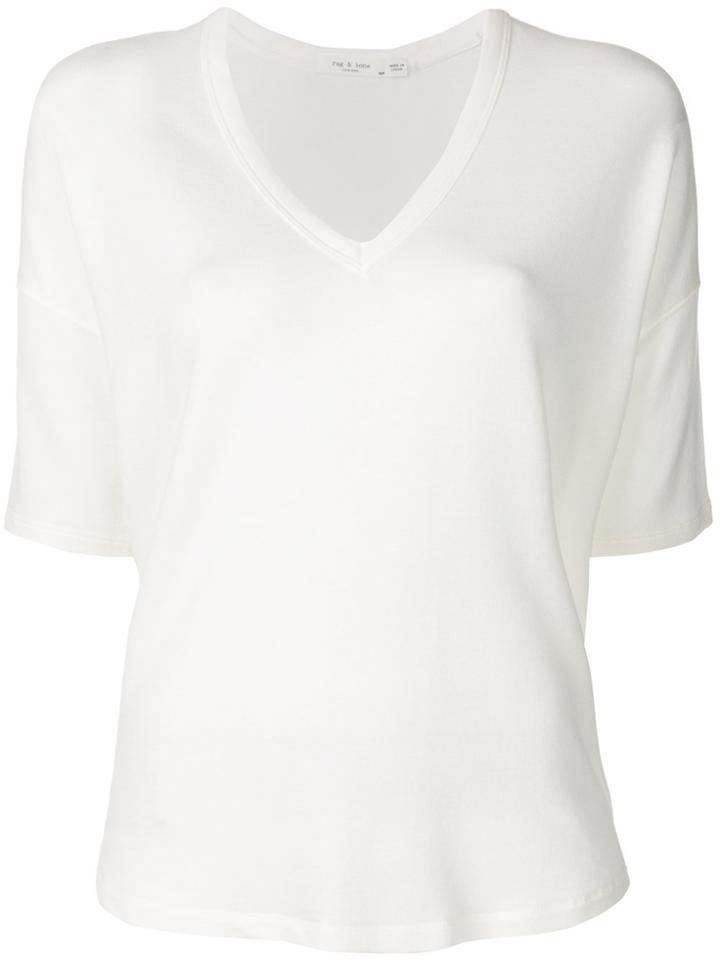 Rag & Bone Phoenix V-neck T-shirt - White