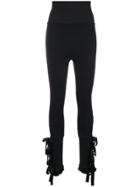 Brognano Lace-up Detail Trousers - Black