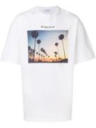 Ih Nom Uh Nit Sunset Palms Print T-shirt - White