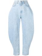 Attico Mid Rise Tapered Trousers - D001 Demin