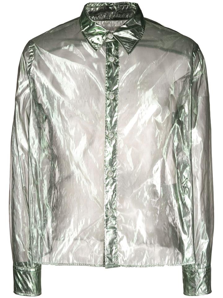 Our Legacy Transparent Window Shirt - Green