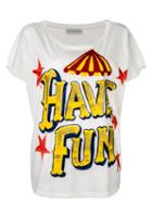 Faith Connexion 'have Fun' T-shirt, Women's, Size: Small, White, Cotton
